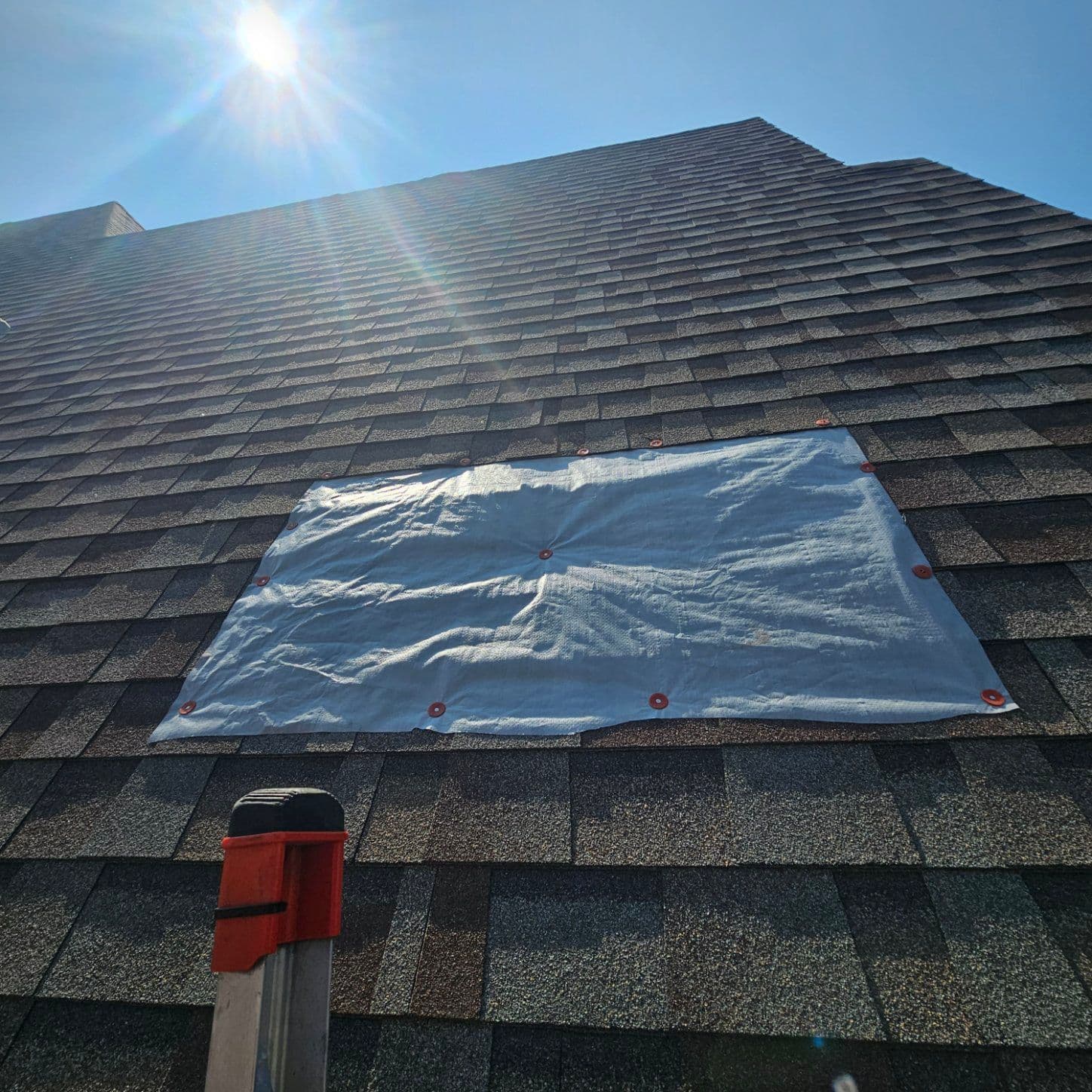 Emergency Roof Repairs with Secure Tarp Method image